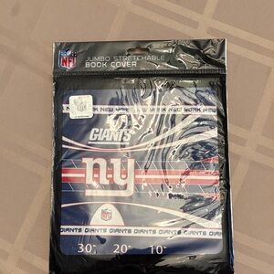 NFL Giants Blue and Red Book Cover